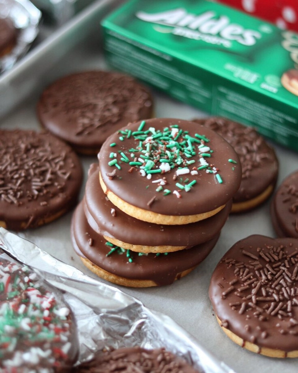 Andes Mint Ritz Cookies