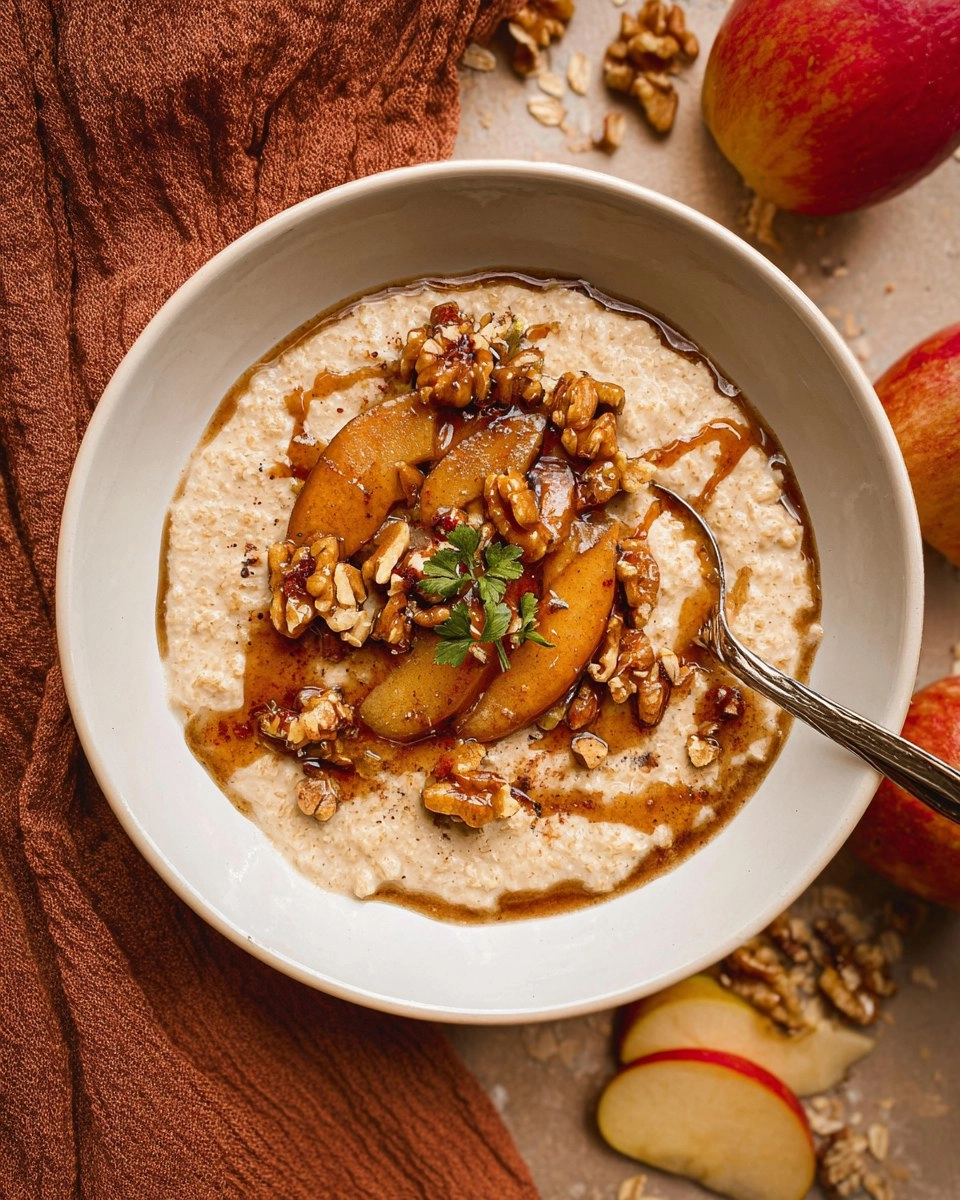 Apple Cinnamon Oatmeal Porridge
