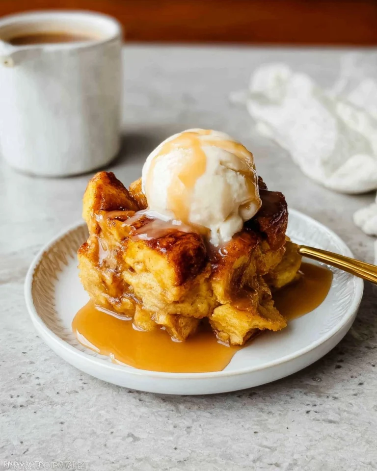 Bread-Pudding-with-Butter-Rum-Sauce-Recipe