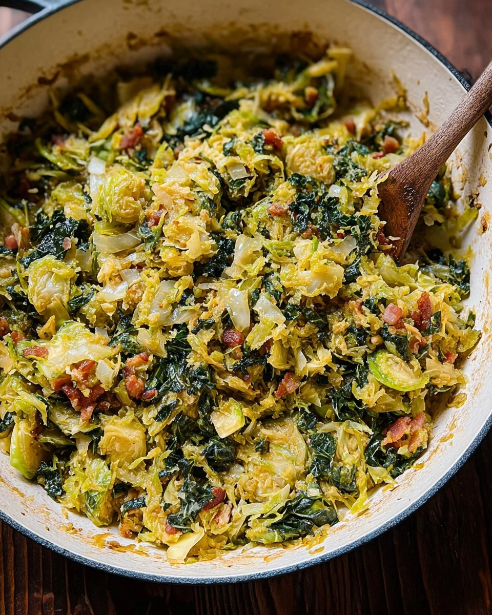 Caramelised Brussels Sprout Hash with Leeks and Pancetta