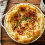 Cheesy Loaded Mashed Potatoes with Crispy Shallots and Pancetta 98 Cheesy-Loaded-Mashed-Potatoes-with-Crispy-Shallots-and-Pancetta-Recipe