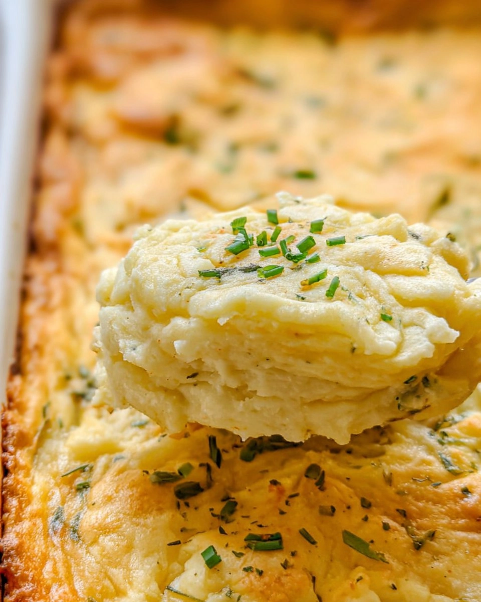 Cheesy Potato Soufflé