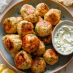 Chicken Feta Meatballs with Tzatziki Dip 108 Chicken-Feta-Meatballs-with-Tzatziki-Dip-Recipe