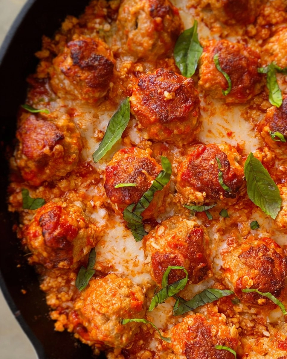 Chicken Parmesan Meatballs