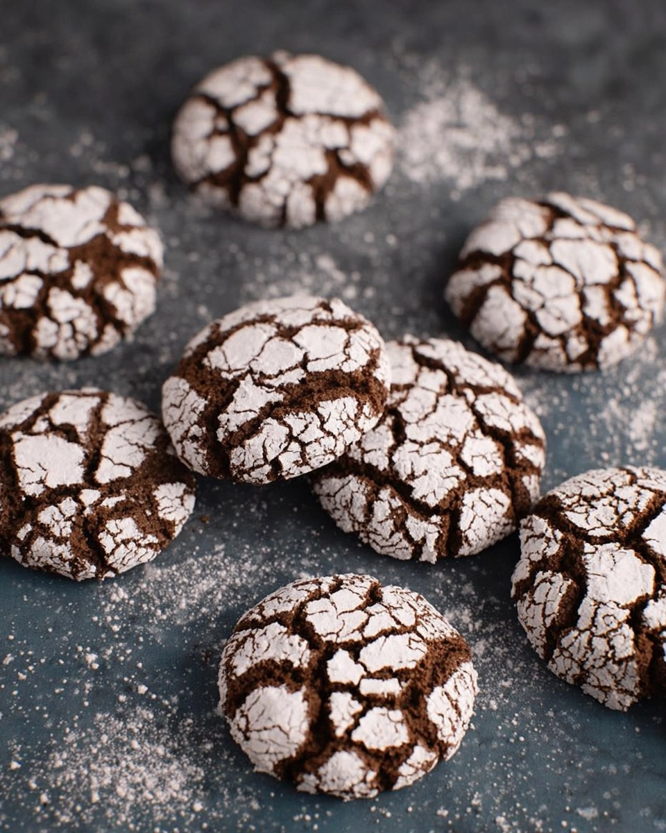 Chocolate Crinkle Cookies