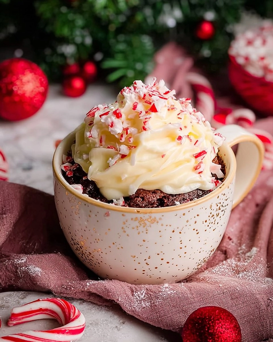 Christmas Mug Cake
