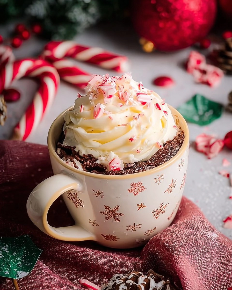 Christmas Mug Cake