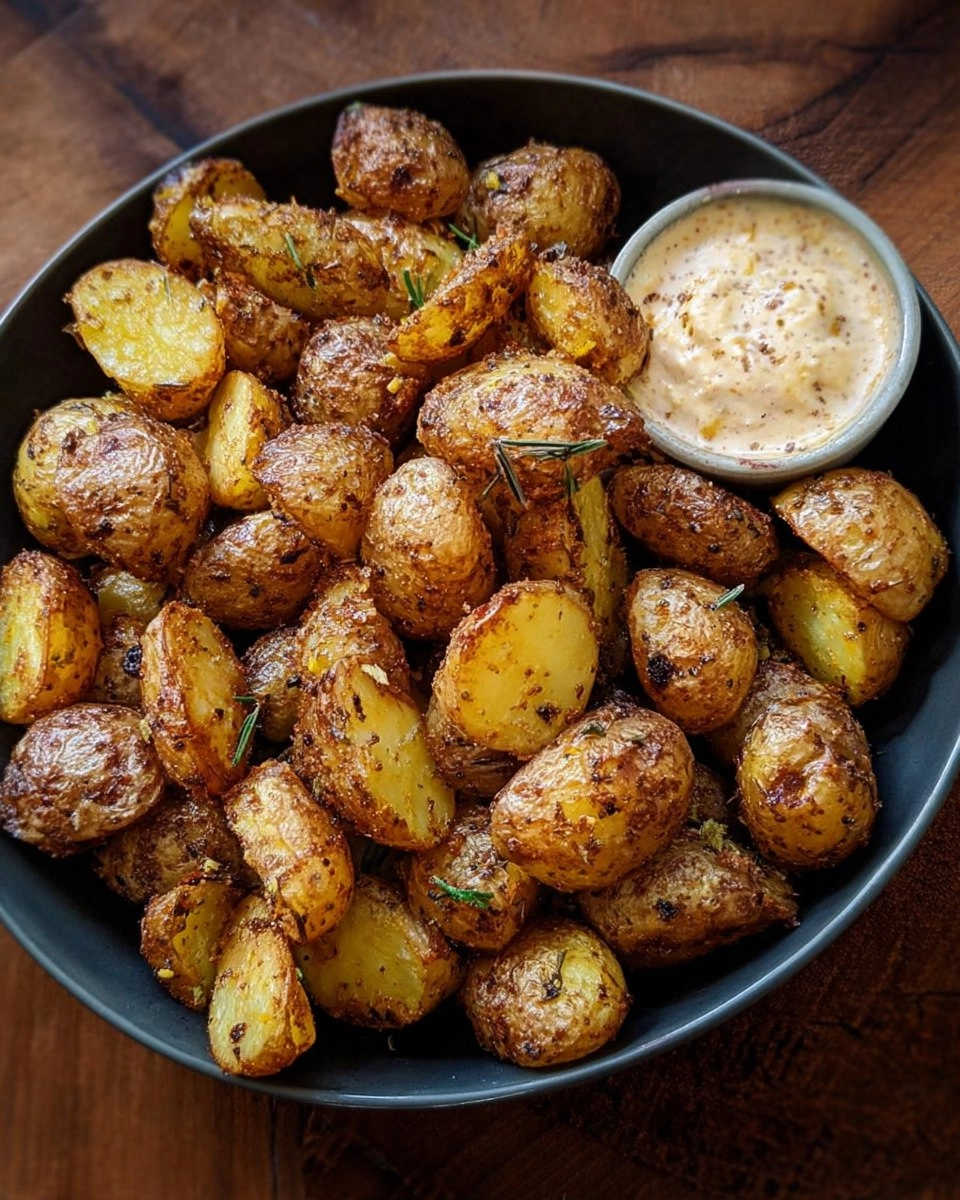Cowboy Mayo Roasted Potatoes