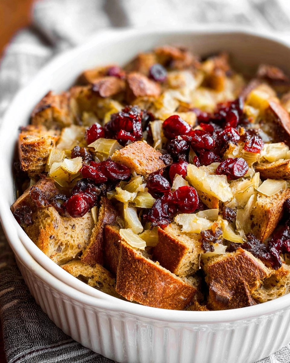 Cranberry Apple Walnut Stuffing