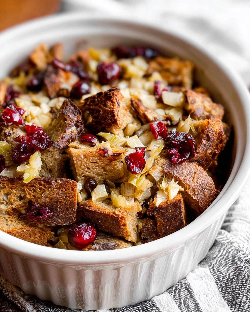 Cranberry Apple Walnut Stuffing