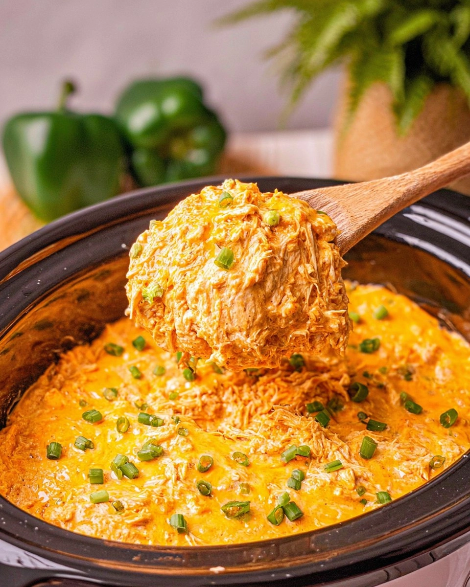 Crockpot Buffalo Chicken Dip