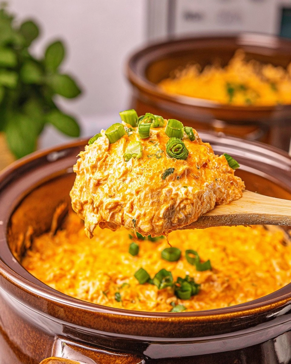 Crockpot Buffalo Chicken Dip