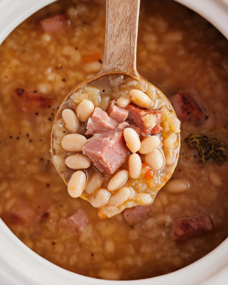 Crockpot Ham Bean Soup