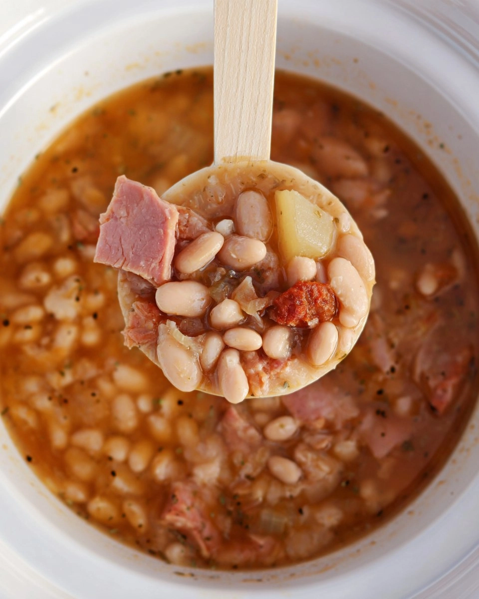 Crockpot Ham Bean Soup