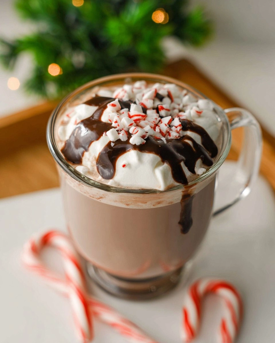 Crockpot Peppermint Hot Chocolate