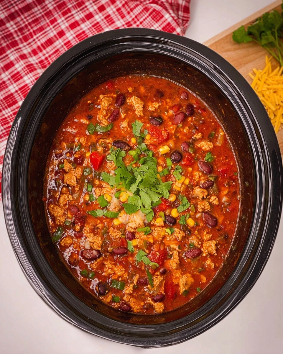 Crockpot Turkey Chili
