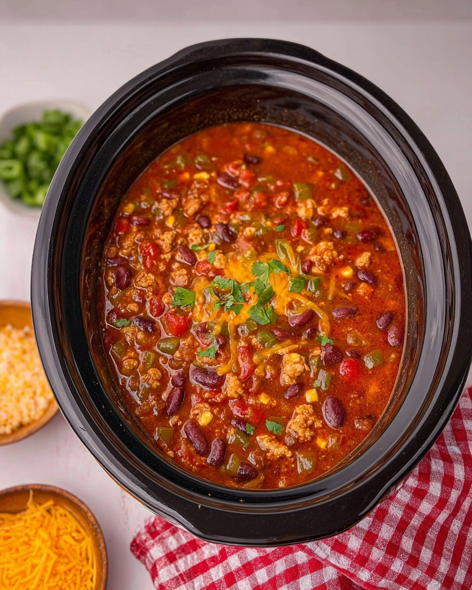 Crockpot Turkey Chili