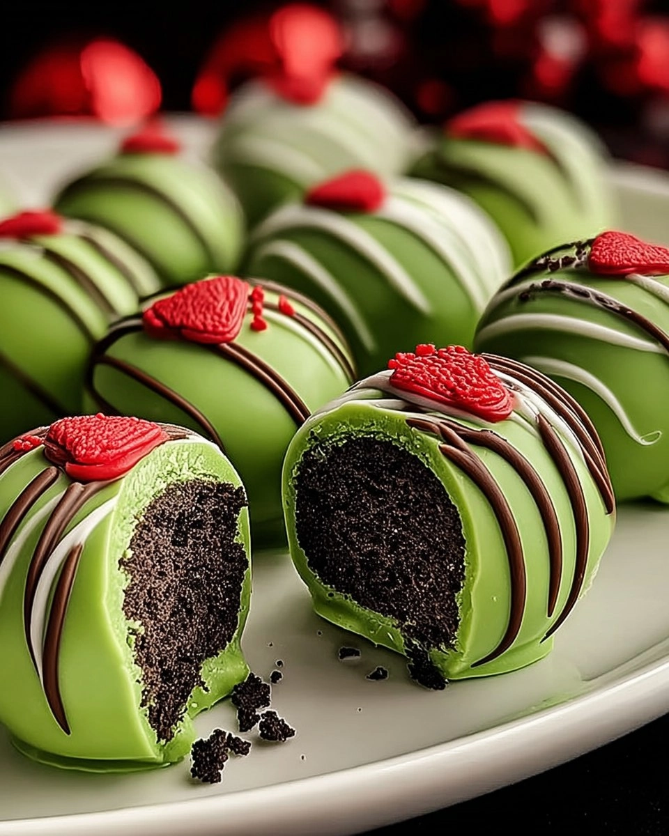 Delicious Grinch Oreo Balls 75 Delicious Grinch Oreo Balls
