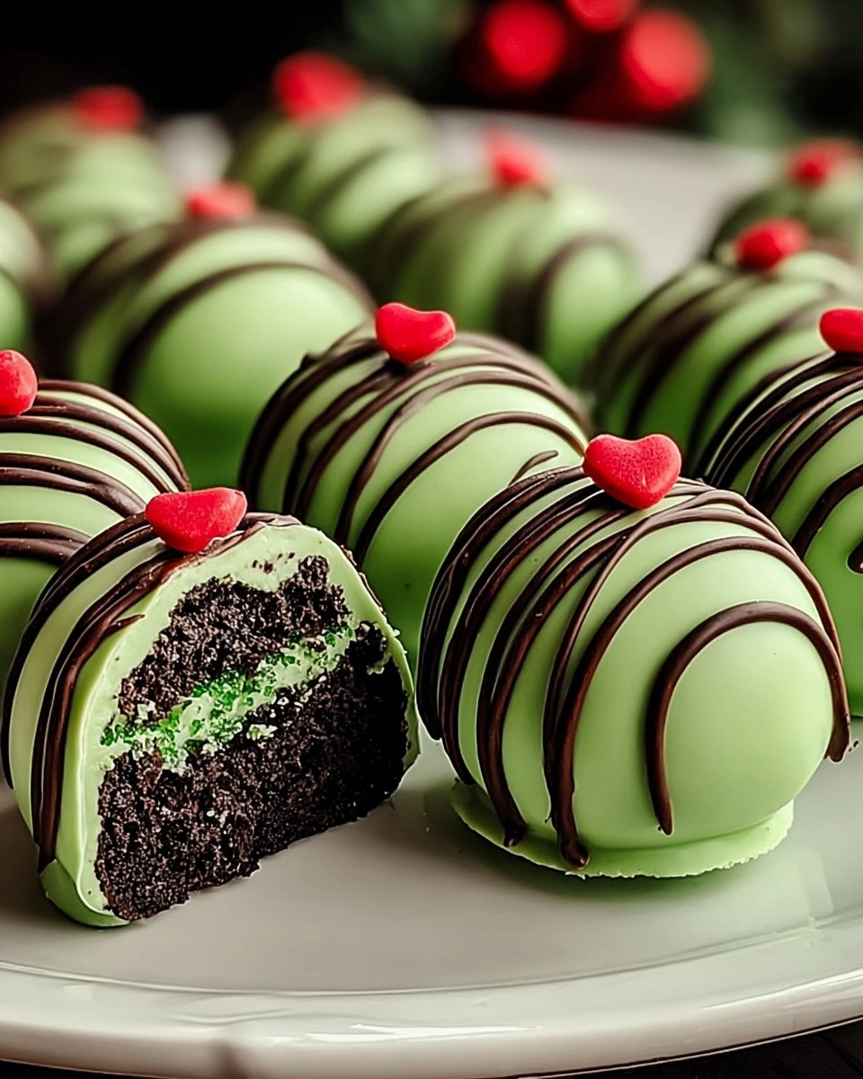 Delicious Grinch Oreo Balls 77 Delicious Grinch Oreo Balls