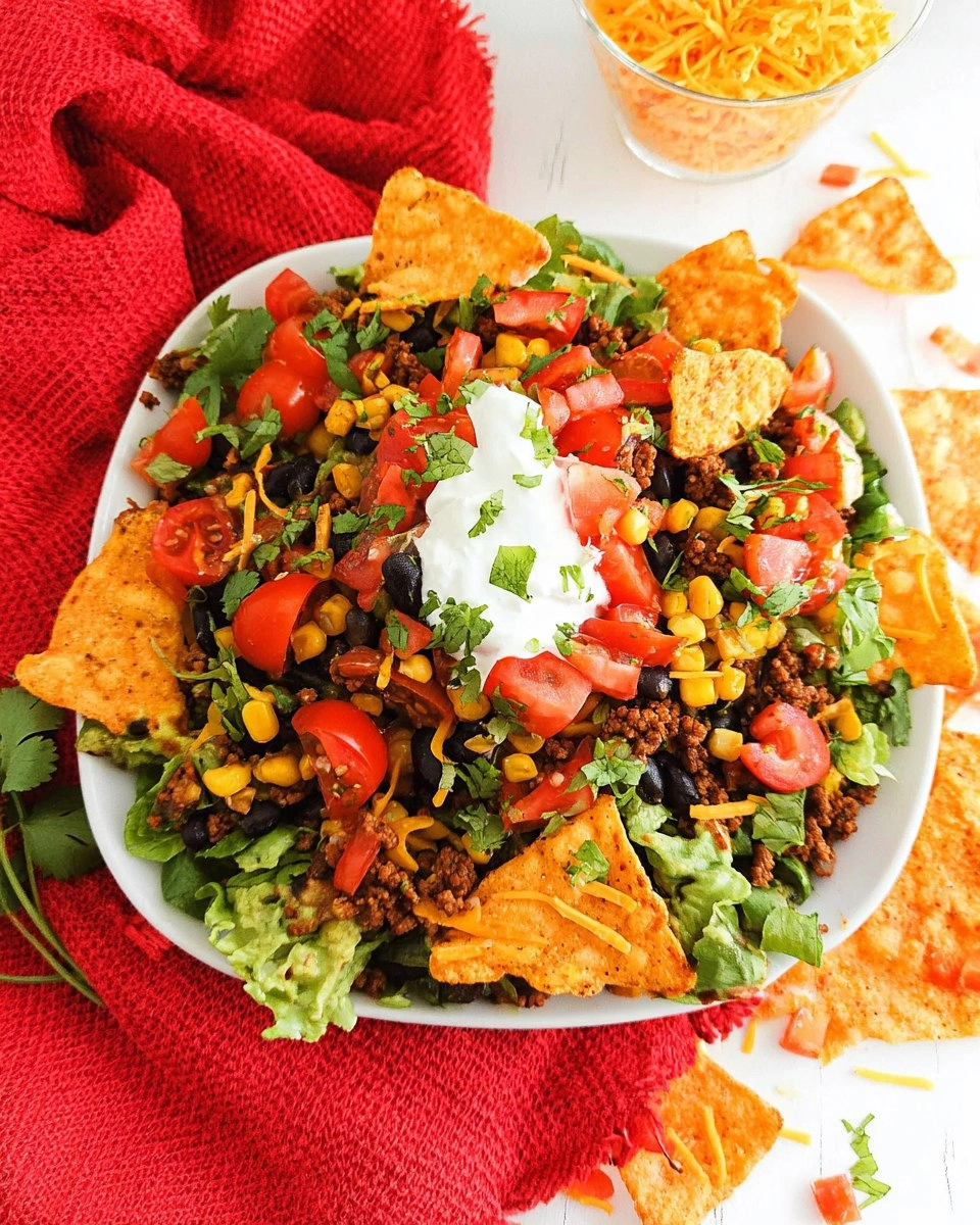 Dorito Beef Taco Salad Bowl