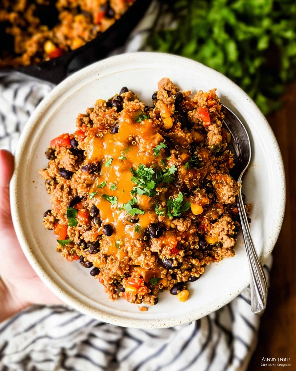Ground Turkey Quinoa Skillet