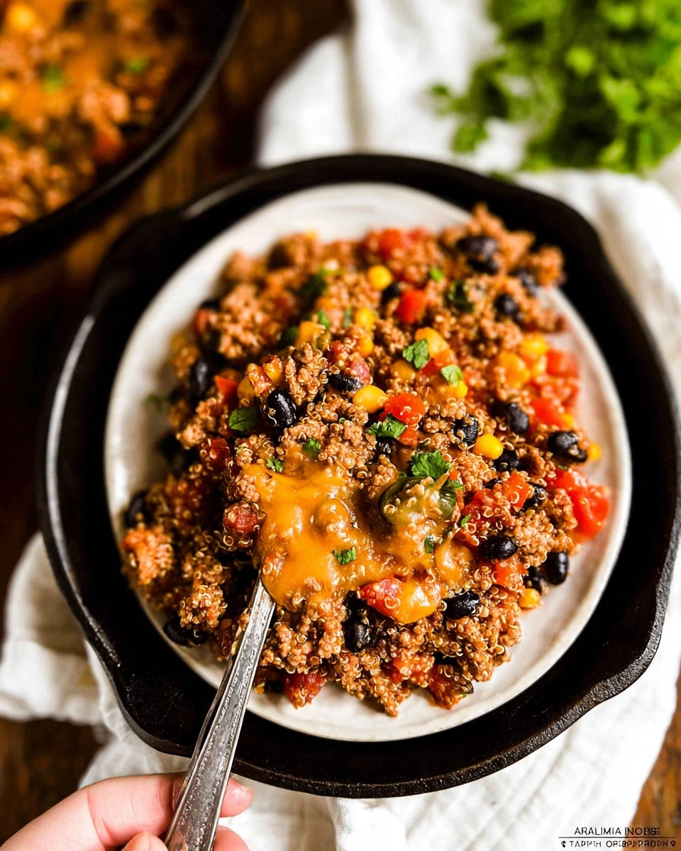 Ground Turkey Quinoa Skillet