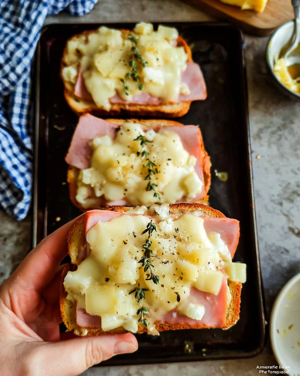 Ham, Egg and Cheese Toast