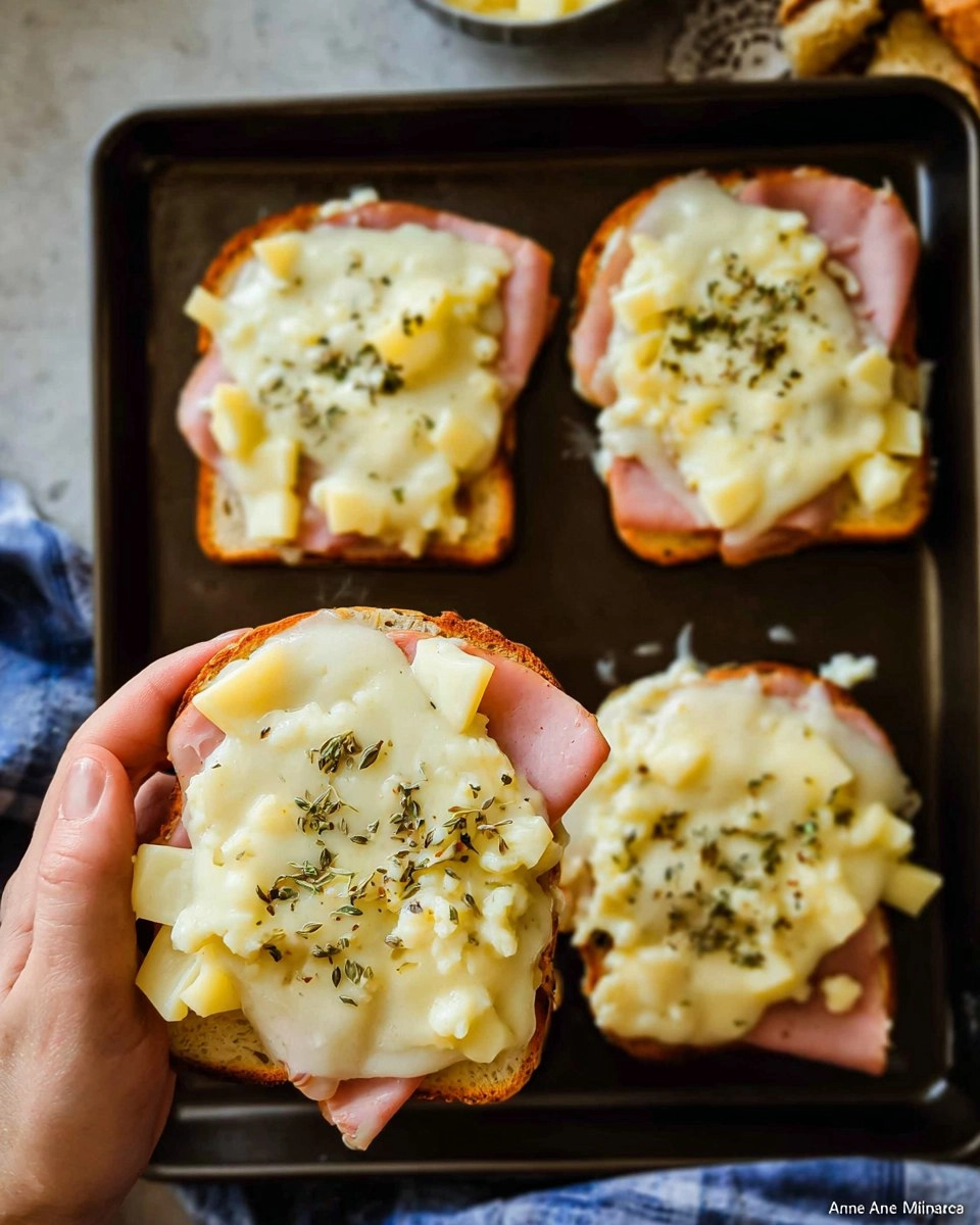 Ham, Egg and Cheese Toast