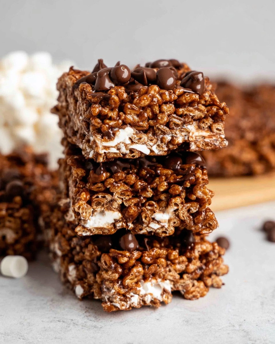 Hot Chocolate Rice Krispie Treats