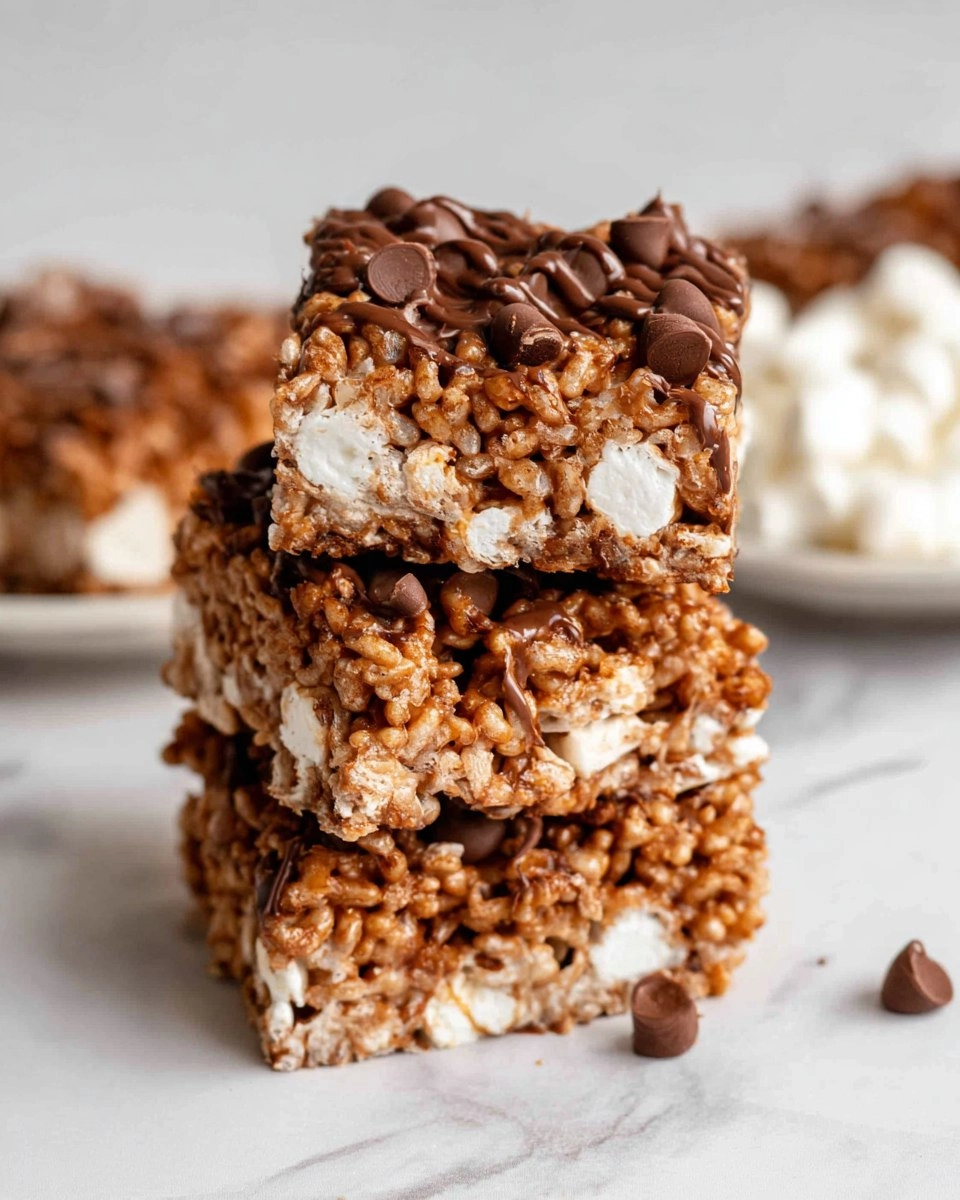 Hot Chocolate Rice Krispie Treats