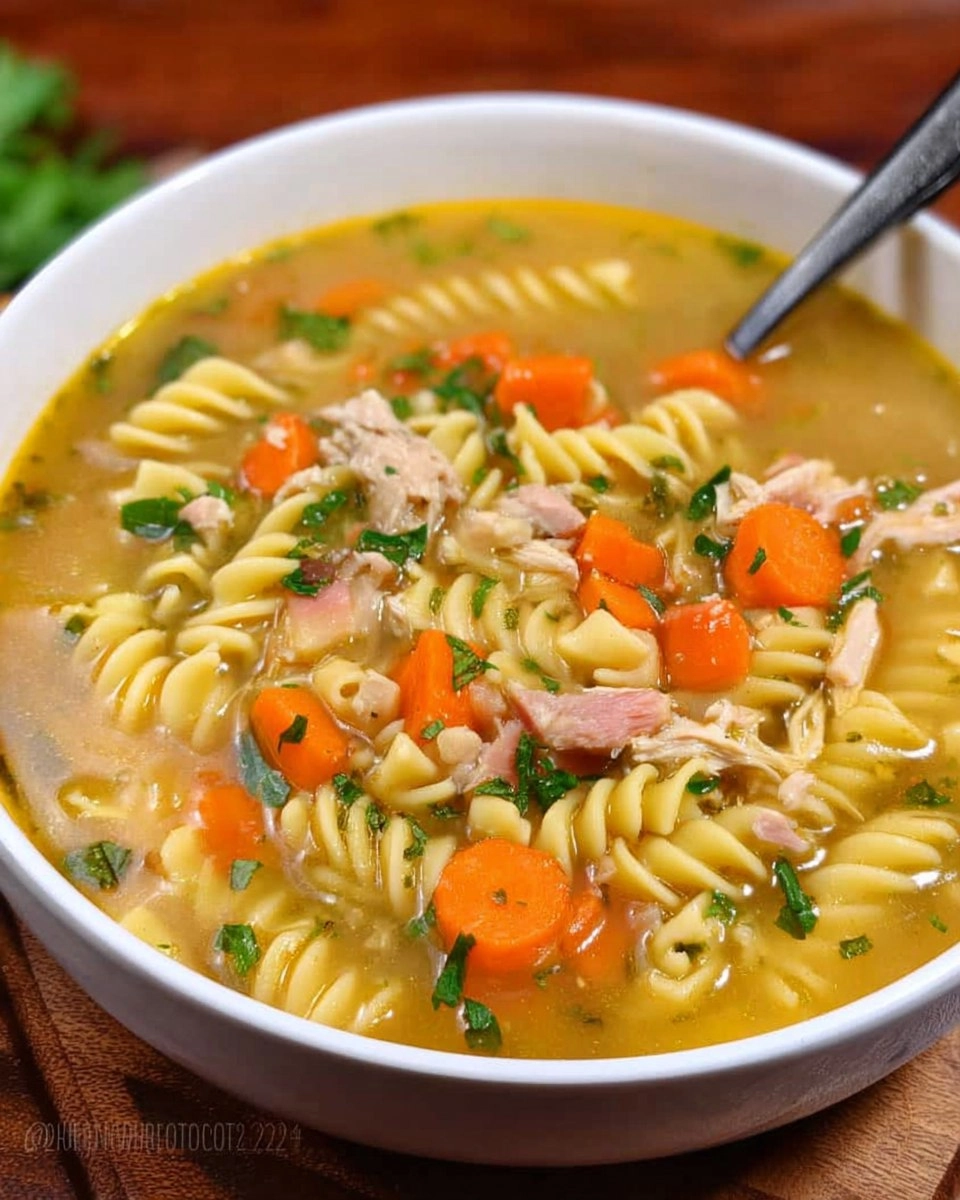Leftover Turkey Noodle Soup