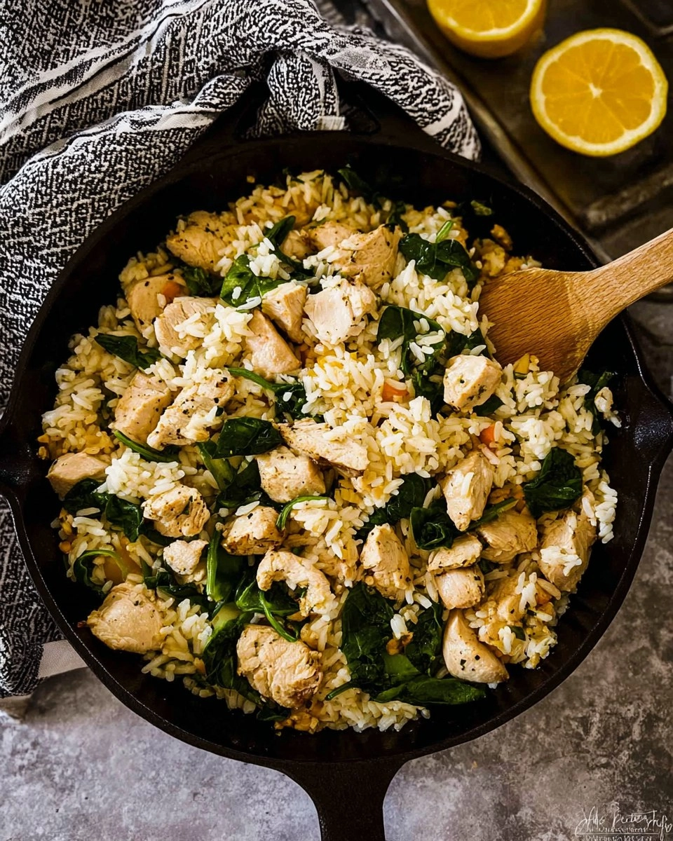 Lemon Chicken Rice Skillet