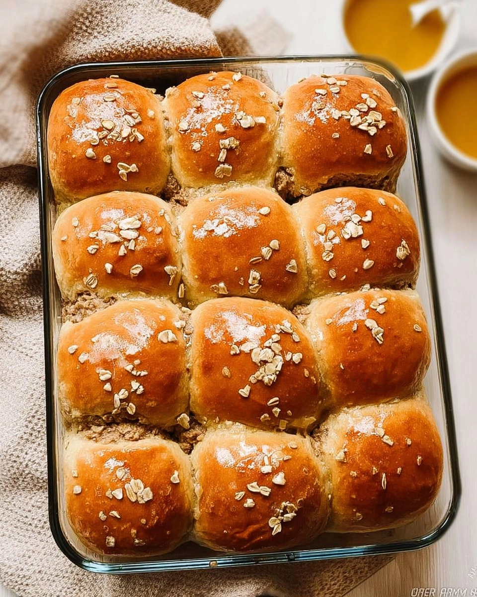 Oatmeal Molasses Dinner Rolls