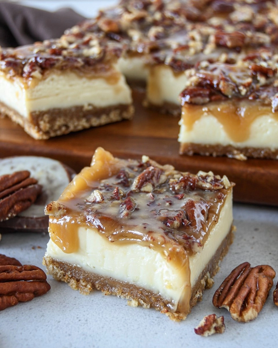 Pecan Pie Cheesecake Bars