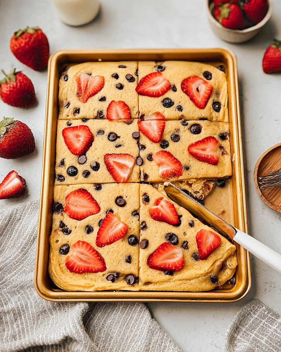 Sheet Pan Pancakes (Made with Kodiak Mix)