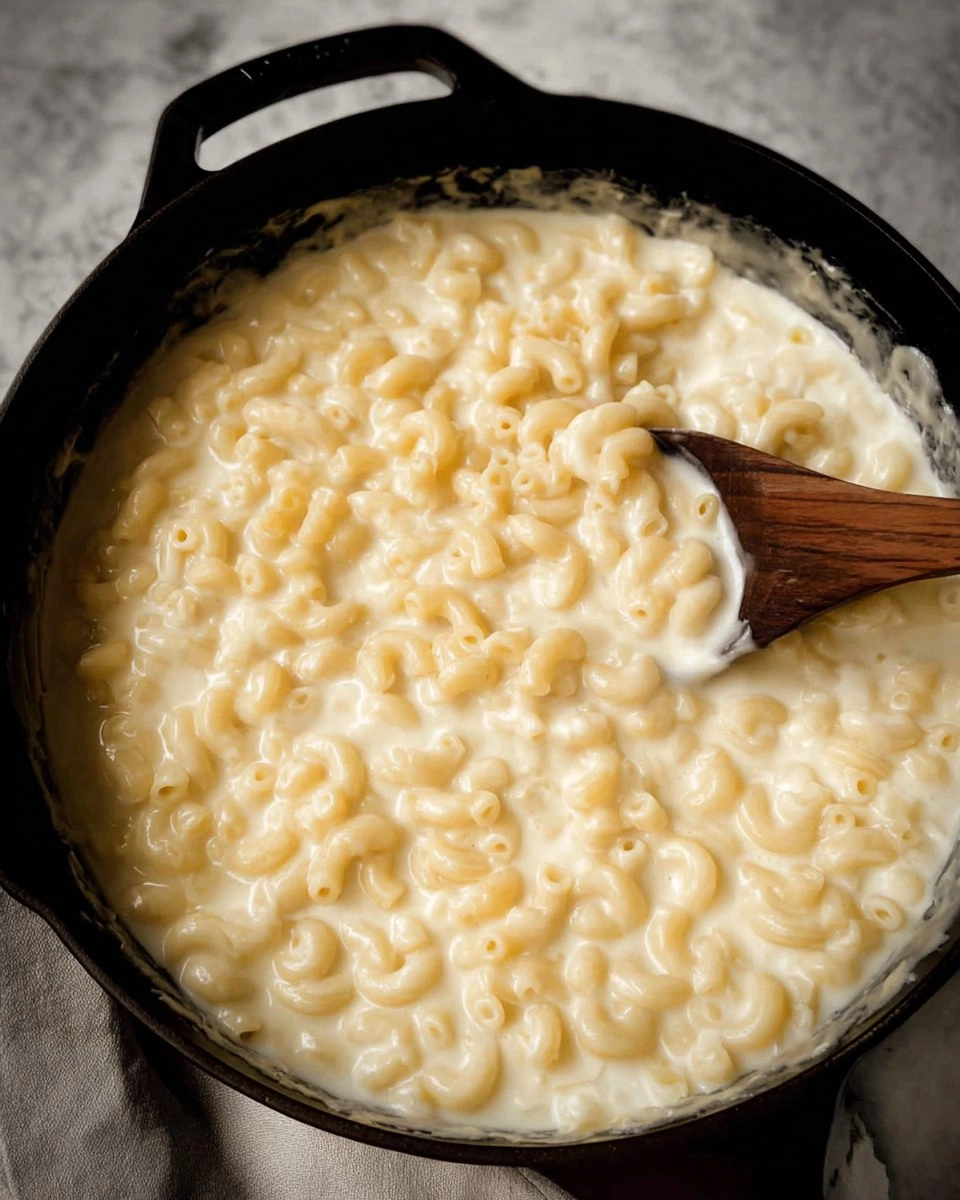 Stovetop Mac and Cheese with White Cheddar