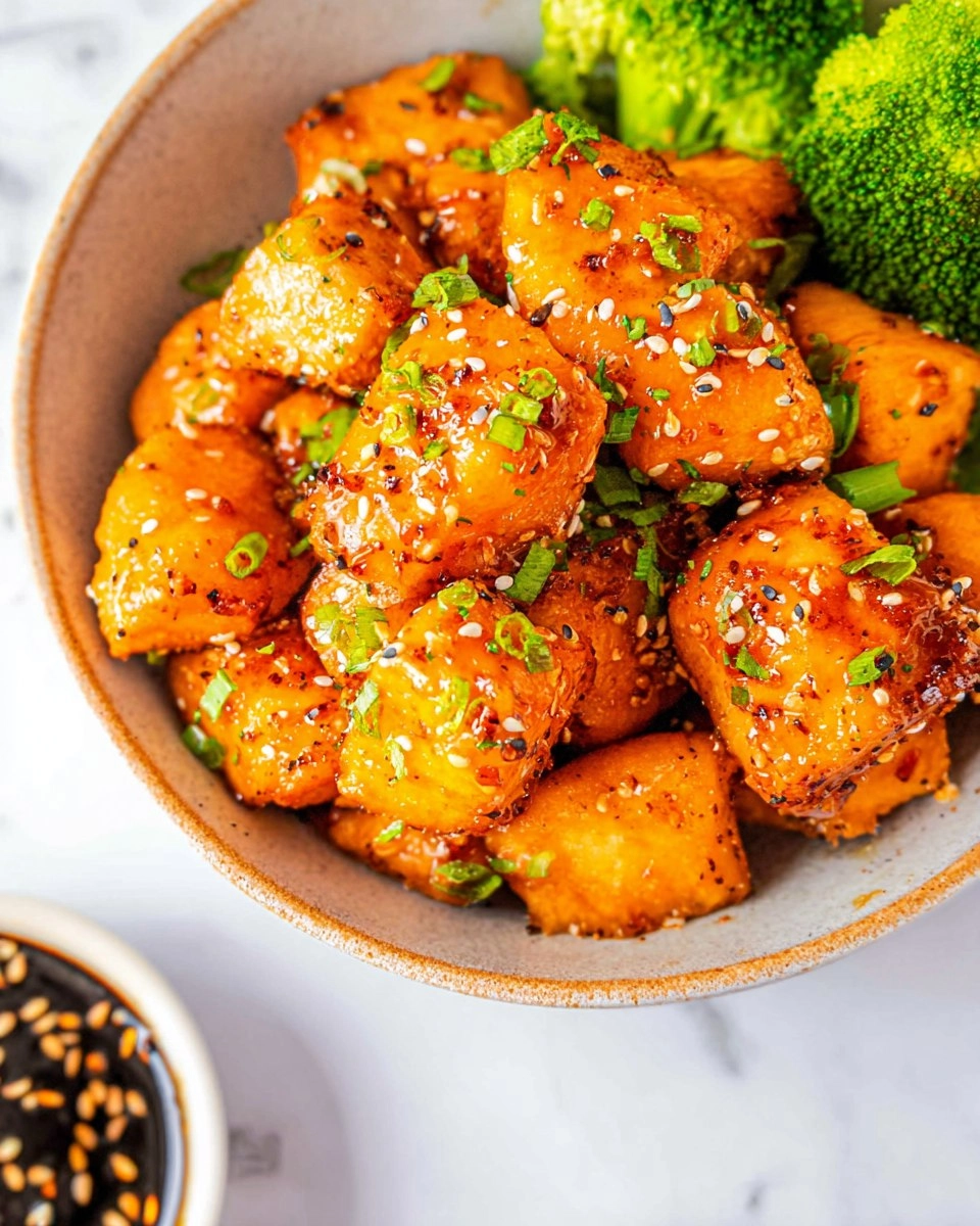 Air Fryer Honey Garlic Salmon Bites 96 Air Fryer Honey Garlic Salmon Bites