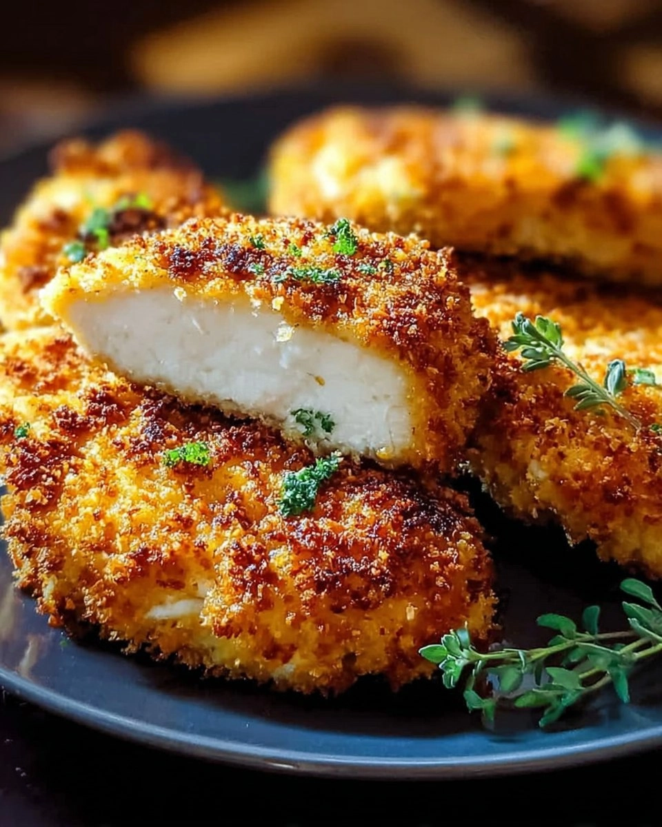 Air Fryer Parmesan Crusted Chicken