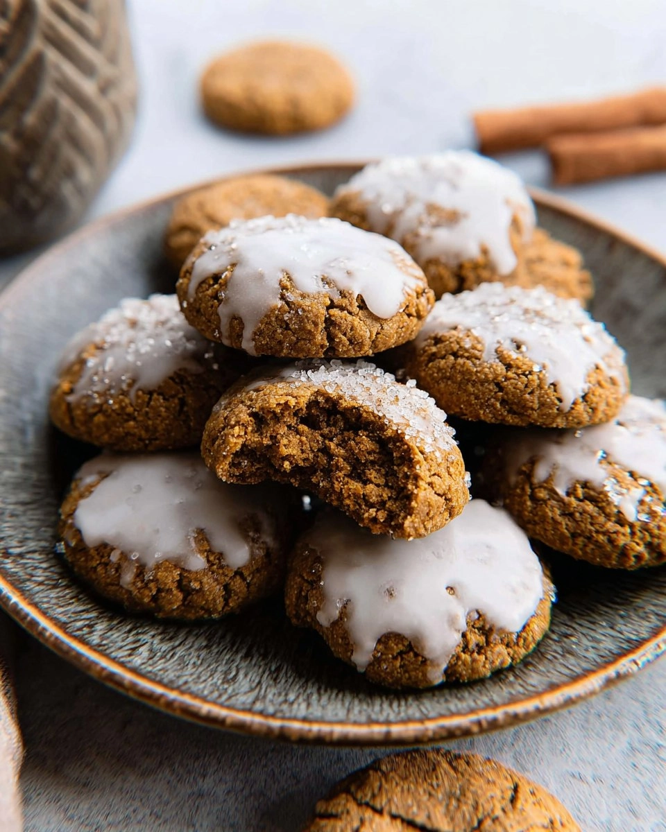 Almond Flour Ginger Molasses Cookies