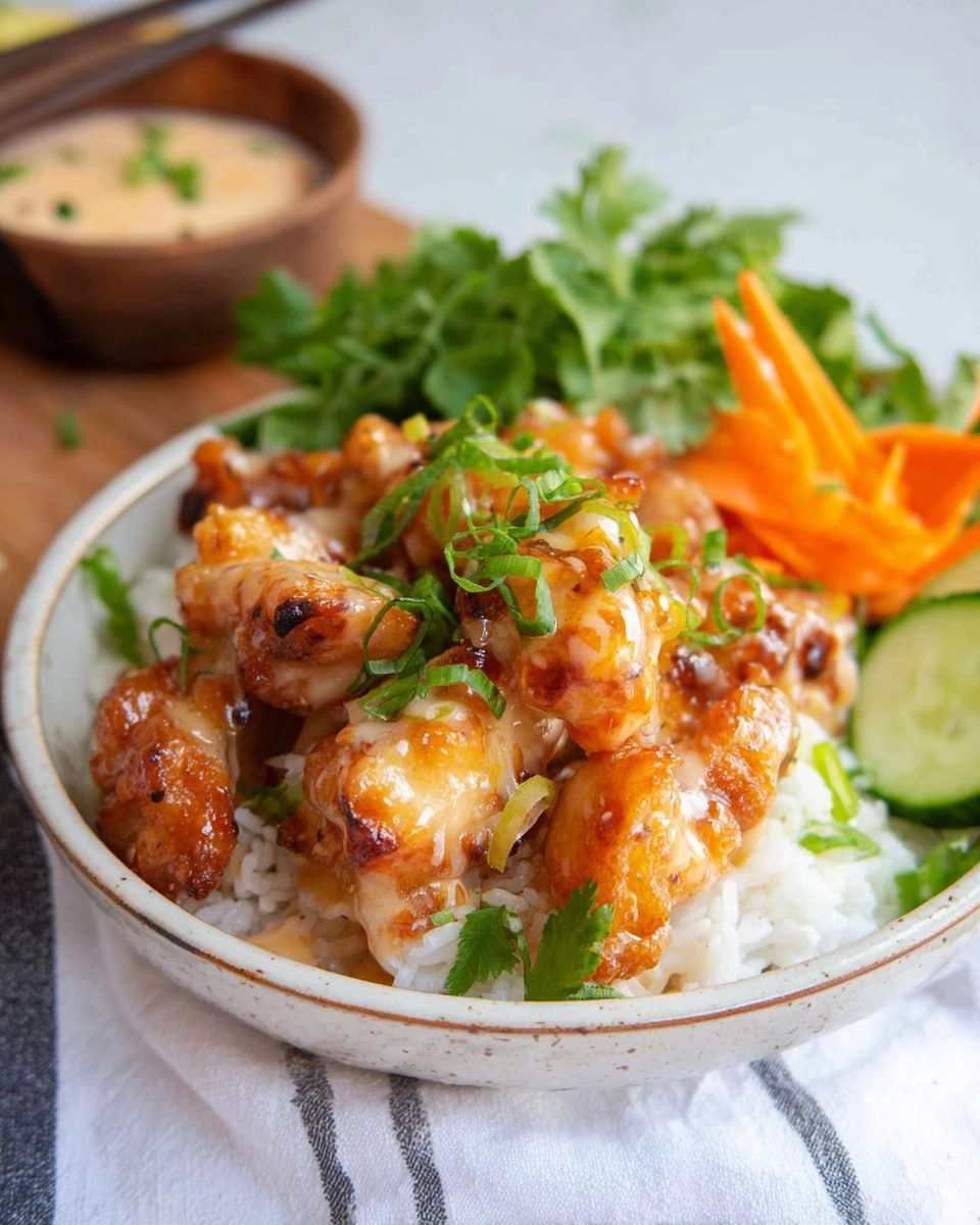 Bang Bang Chicken and Rice Bowl