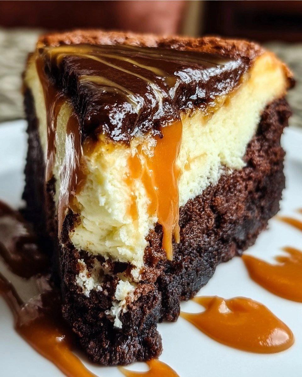 Caramel Brownie Cheesecake Bliss