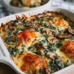 Chicken-Spinach-Mushroom-Low-Carb-Oven-Dish-Recipe