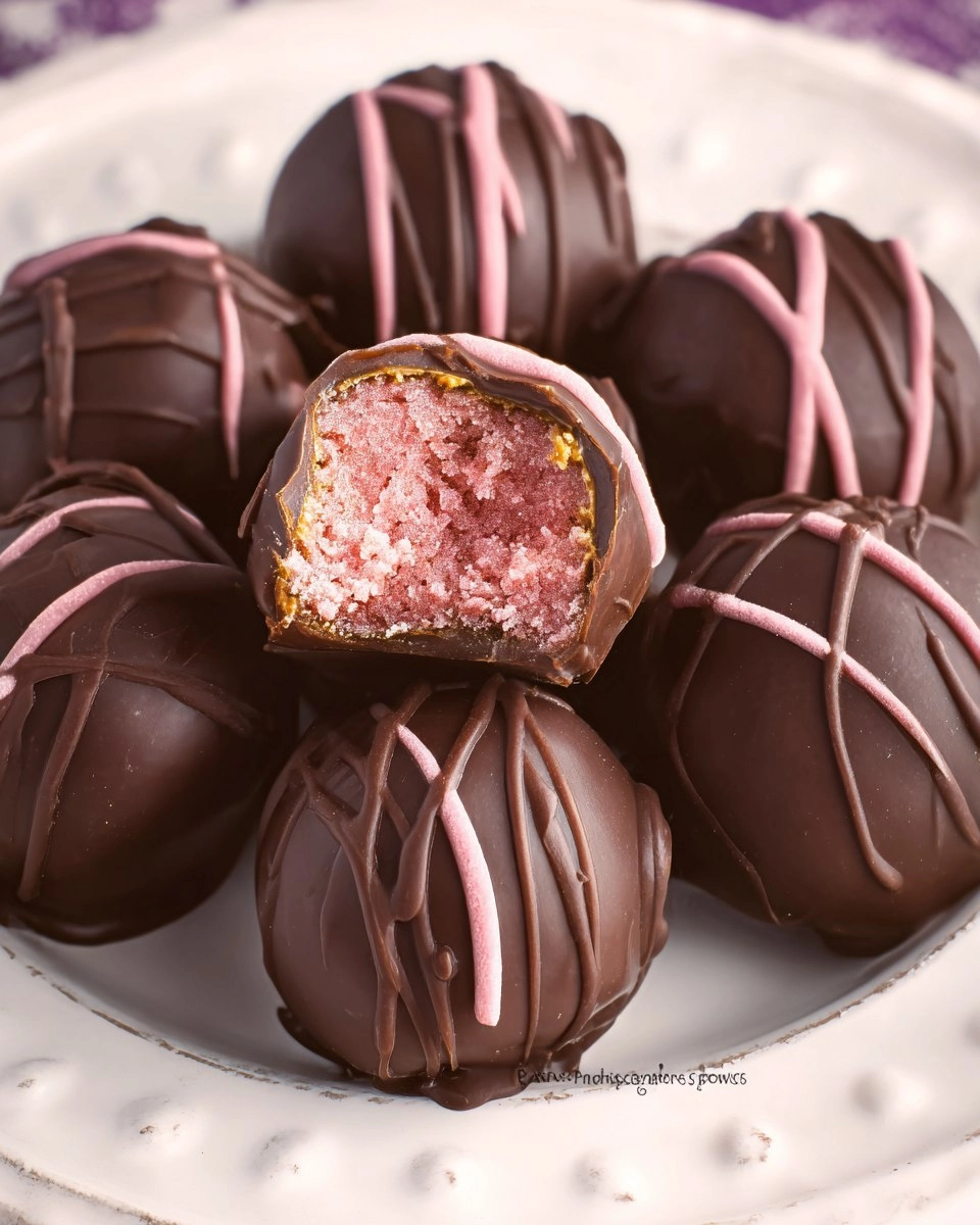 Chocolate Raspberry Truffles