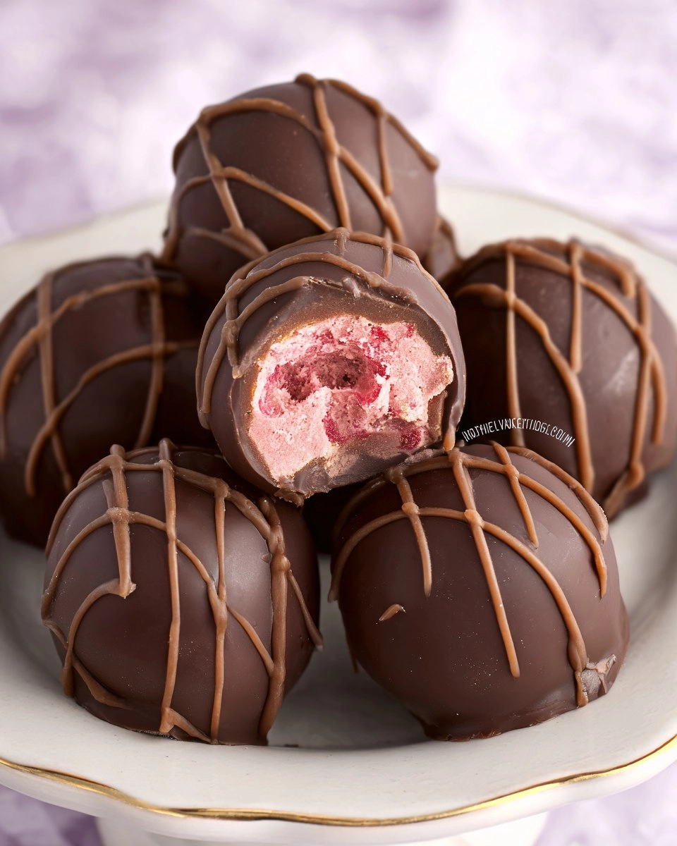 Chocolate Raspberry Truffles