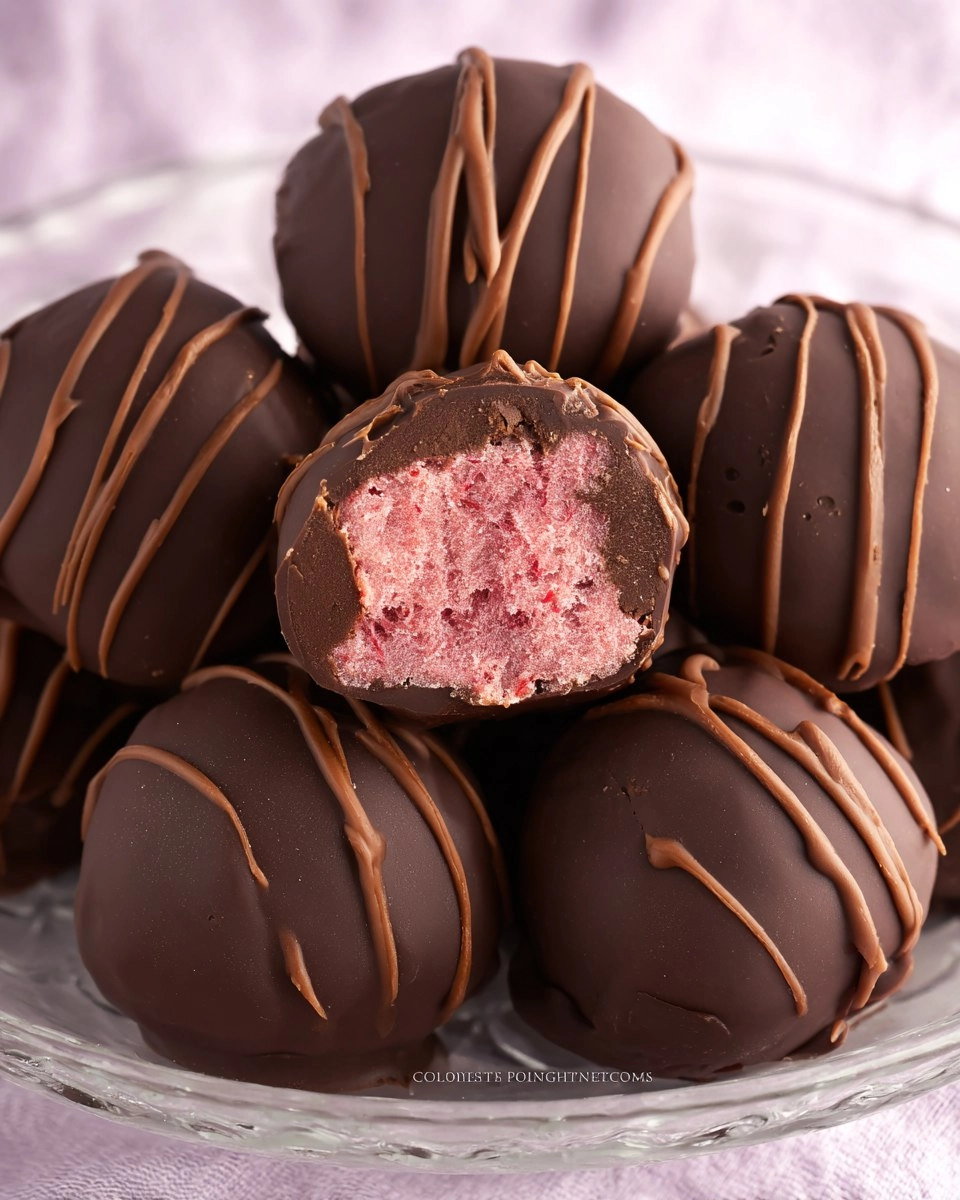 Chocolate Raspberry Truffles