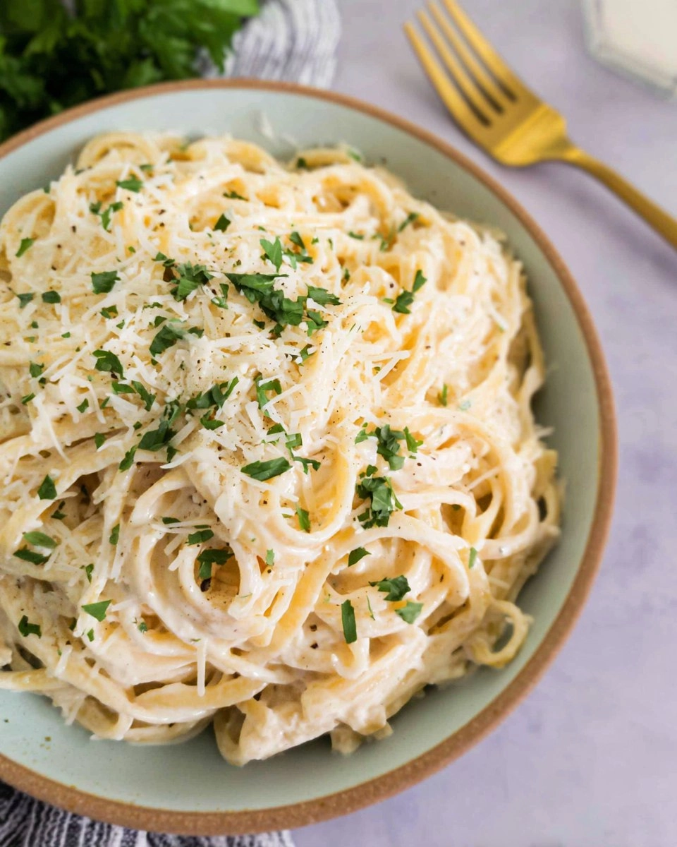 Cottage Cheese Alfredo