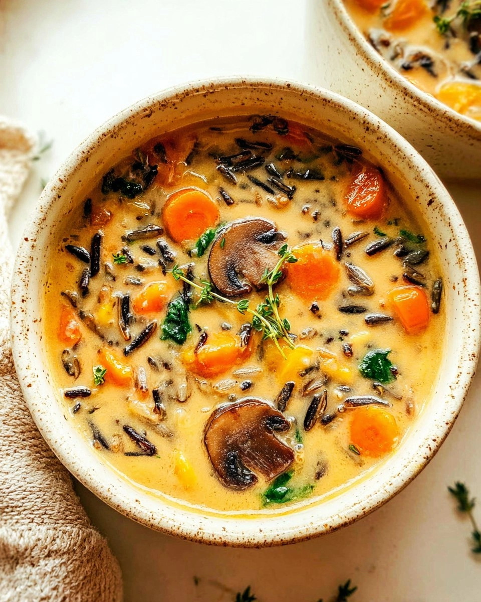 Cozy Autumn Wild Rice Soup