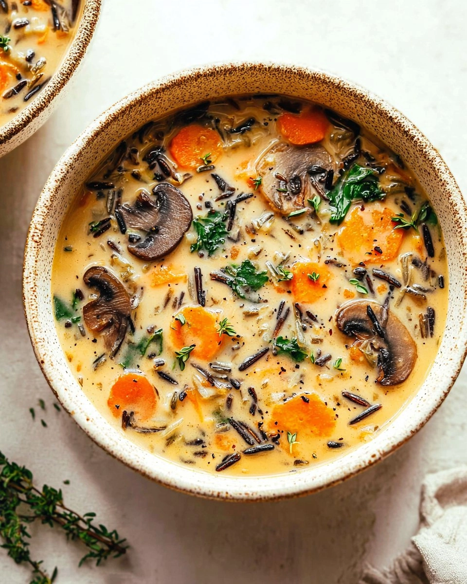 Cozy Autumn Wild Rice Soup