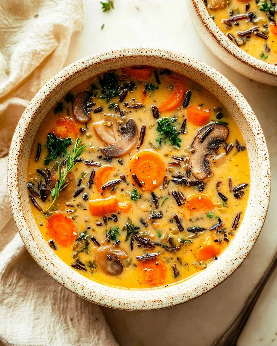 Cozy Autumn Wild Rice Soup
