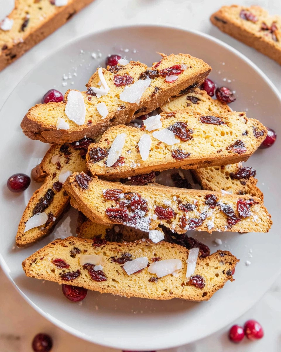 Cranberry Orange Biscotti
